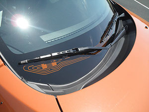 Heated Windshield Wiper Area